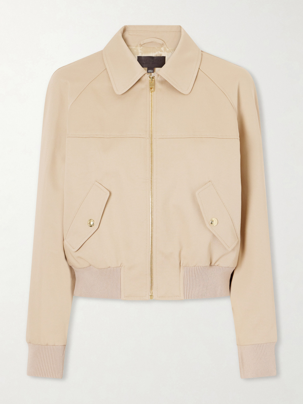 Nili Lotan - Saul Cotton Bomber Jacket - Neutrals