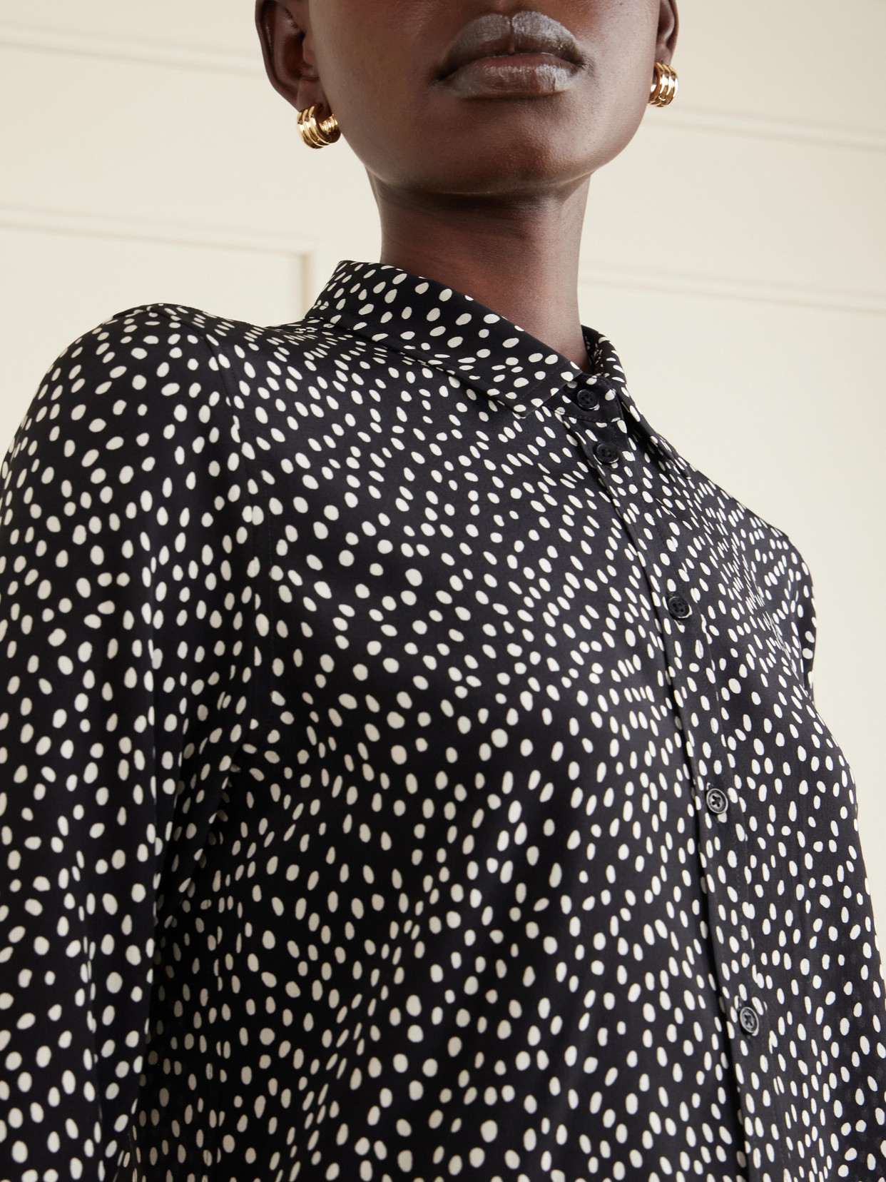 Gaia Silk Crepe De Chine Shirt
