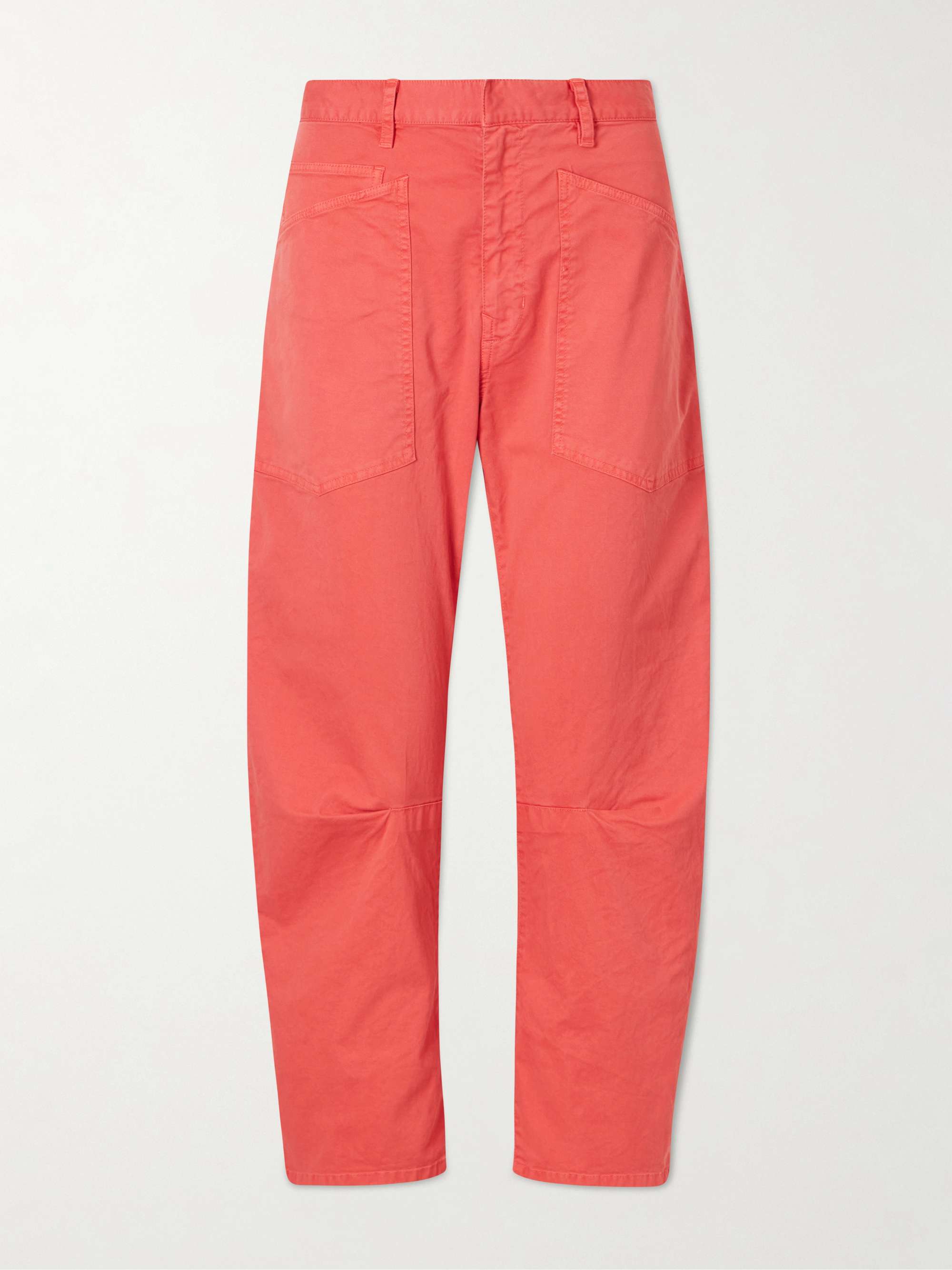 NILI LOTAN Shon cotton-blend twill tapered pants