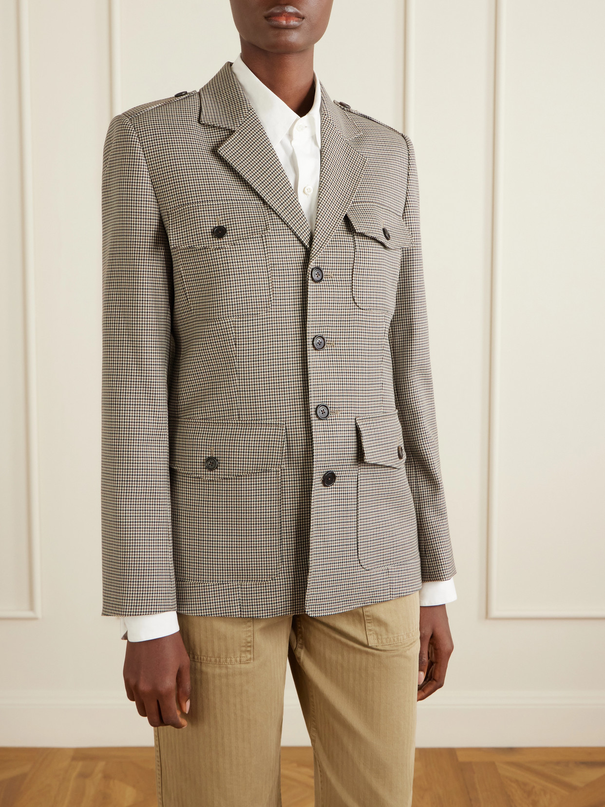 Hazel Houndstooth Jacket