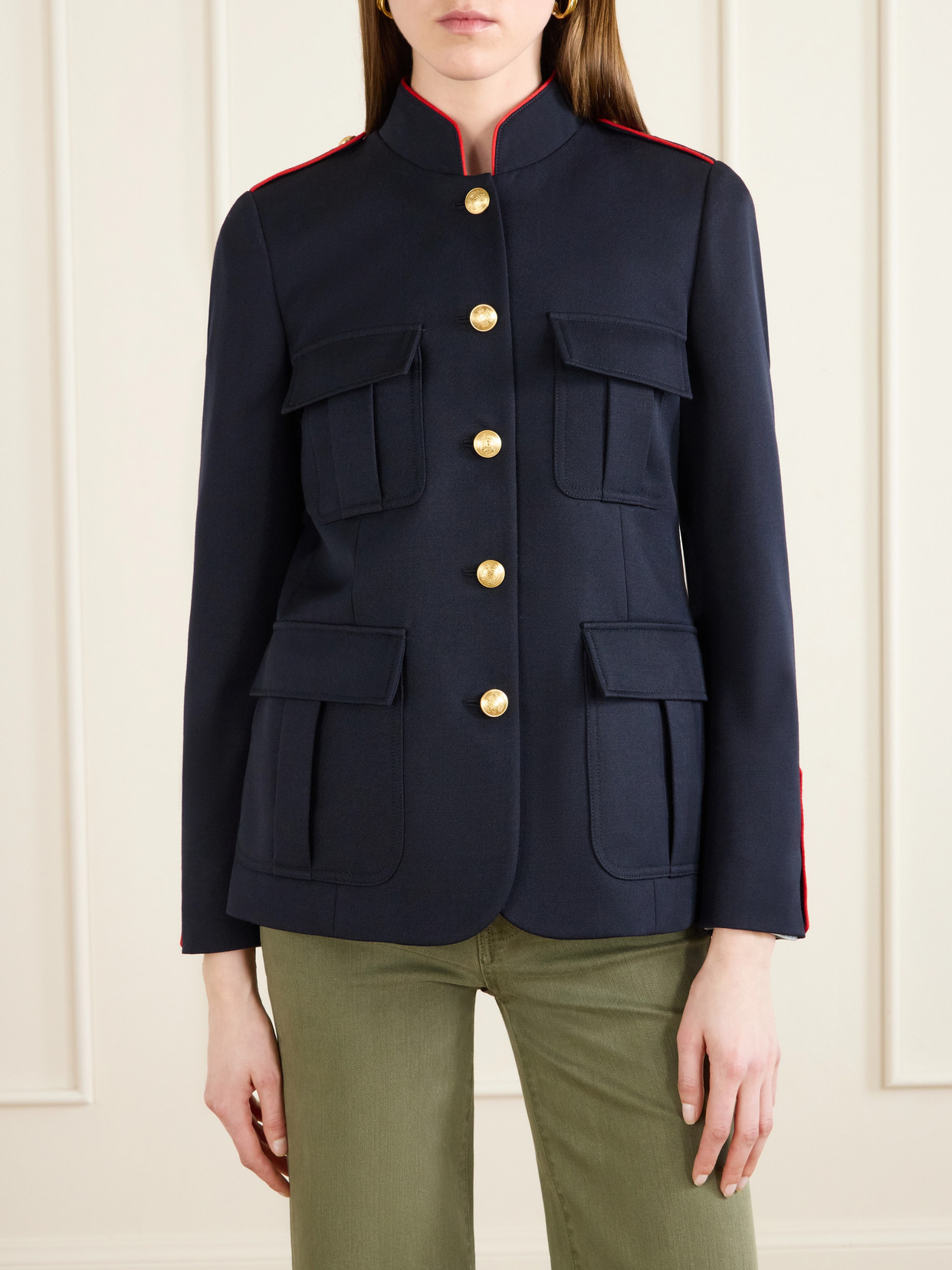 Silas Wool-Gabardine Jacket