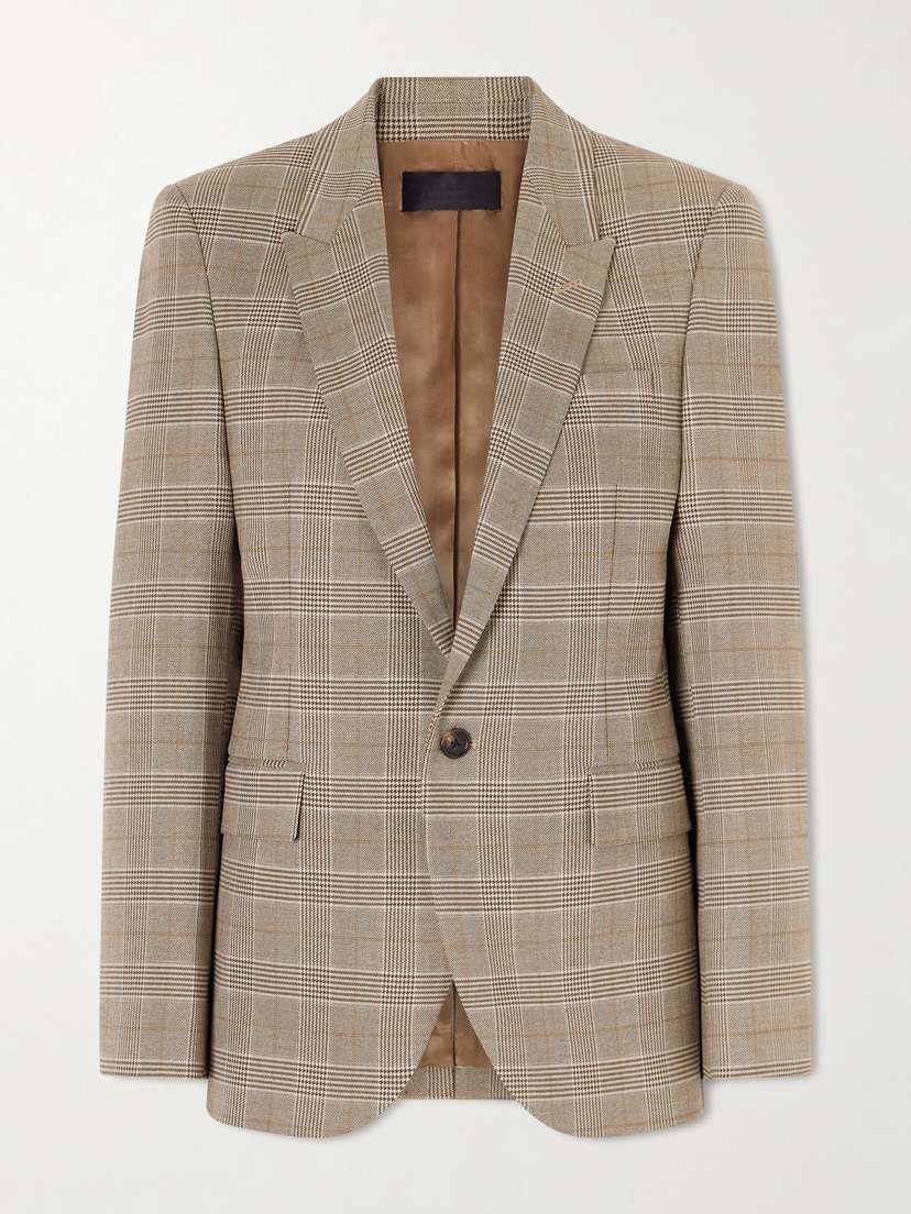 Nili Lotan Anabel Prince Of Wales Checked Twill Blazer