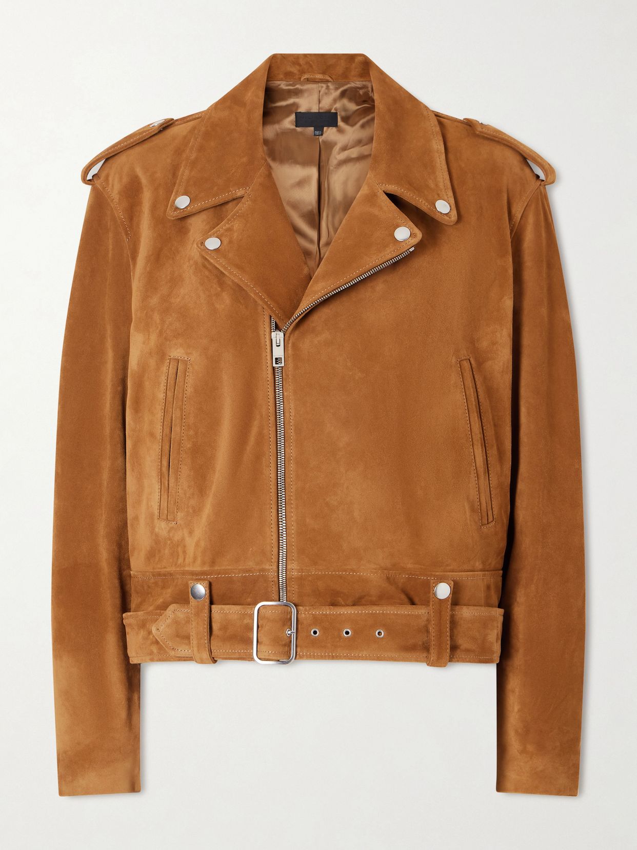 Nili Lotan Evel suede biker jacket