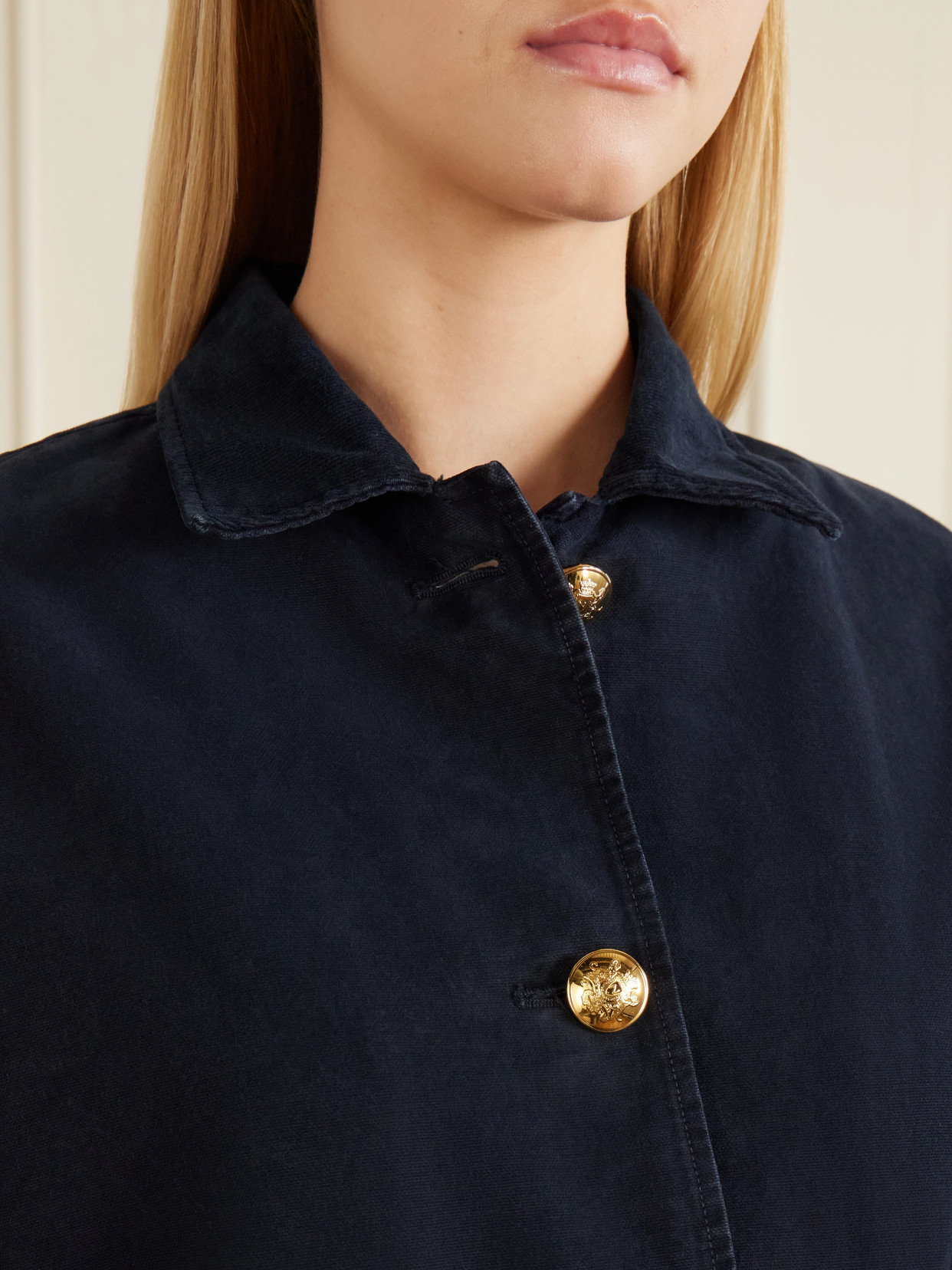 Devin Corduroy-Trimmed Cotton-Canvas Jacket