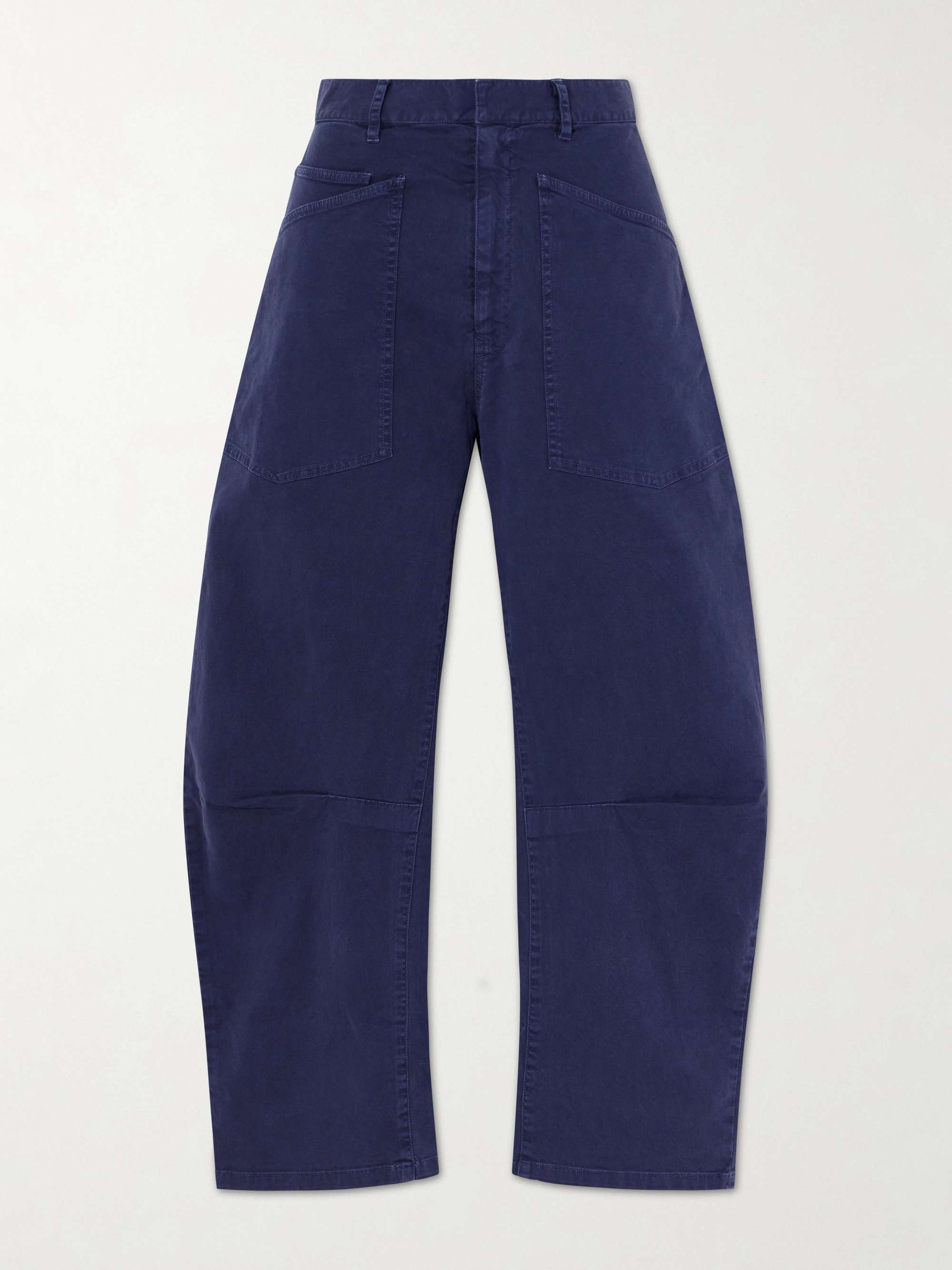 NILI LOTAN Shon cotton-blend twill tapered pants
