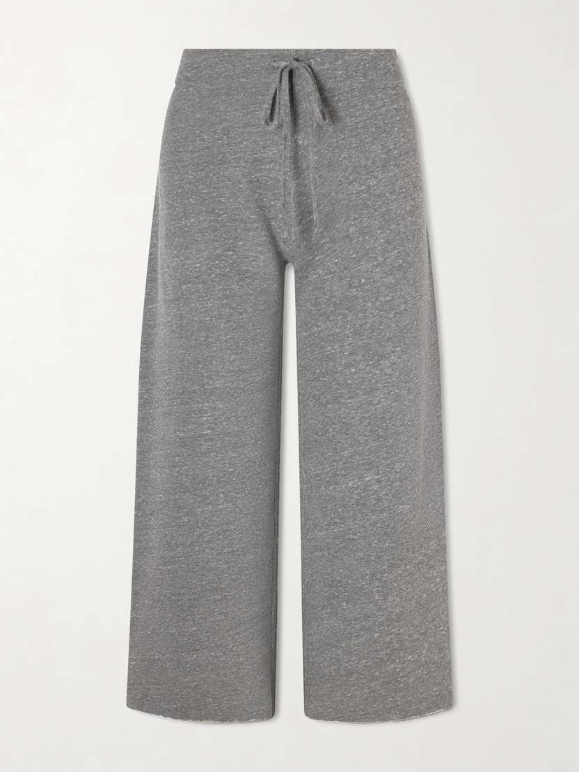 Nili Lotan Kiki Cropped Jersey Track Pants