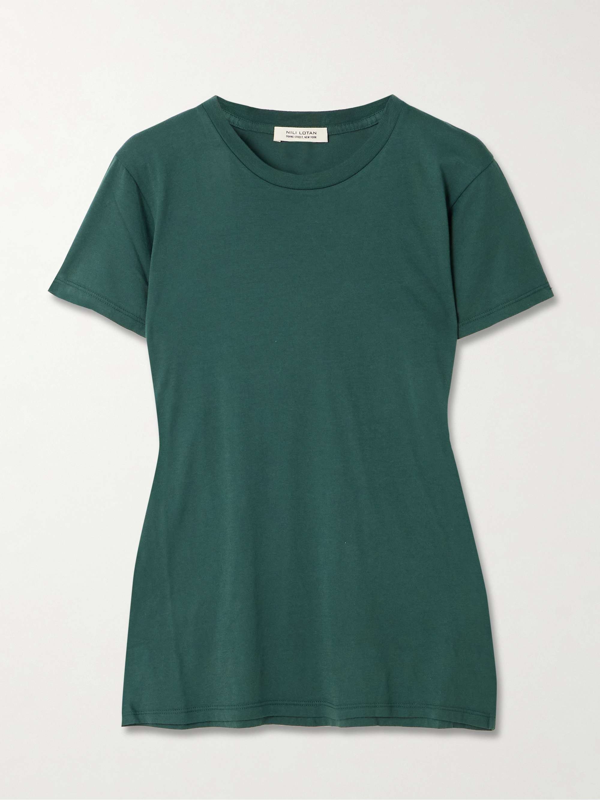 NILI LOTAN Lana Supima cotton-jersey T-shirt