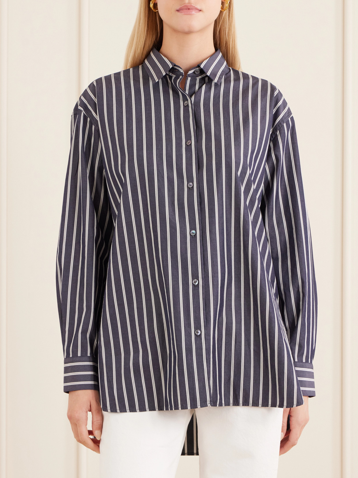 Yorke Striped Cotton Shirt