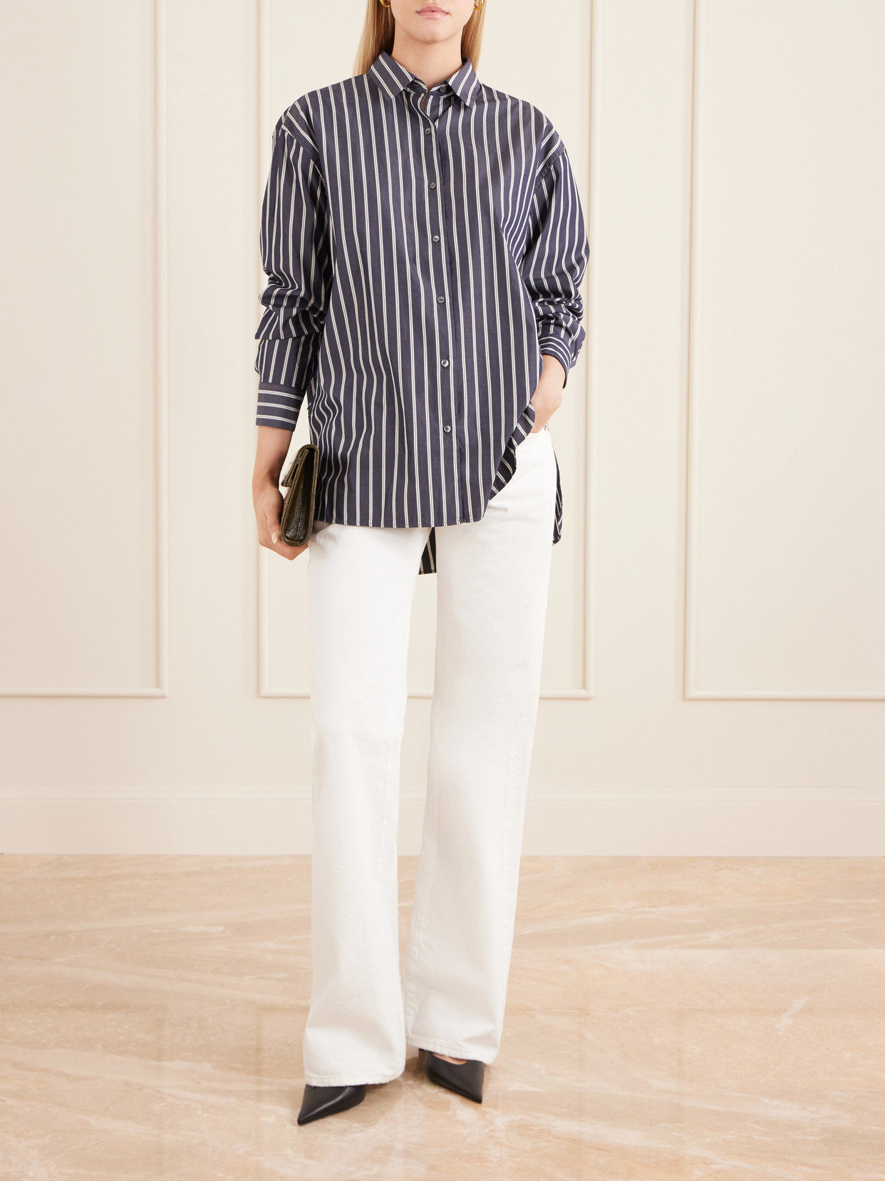 Yorke Striped Cotton Shirt
