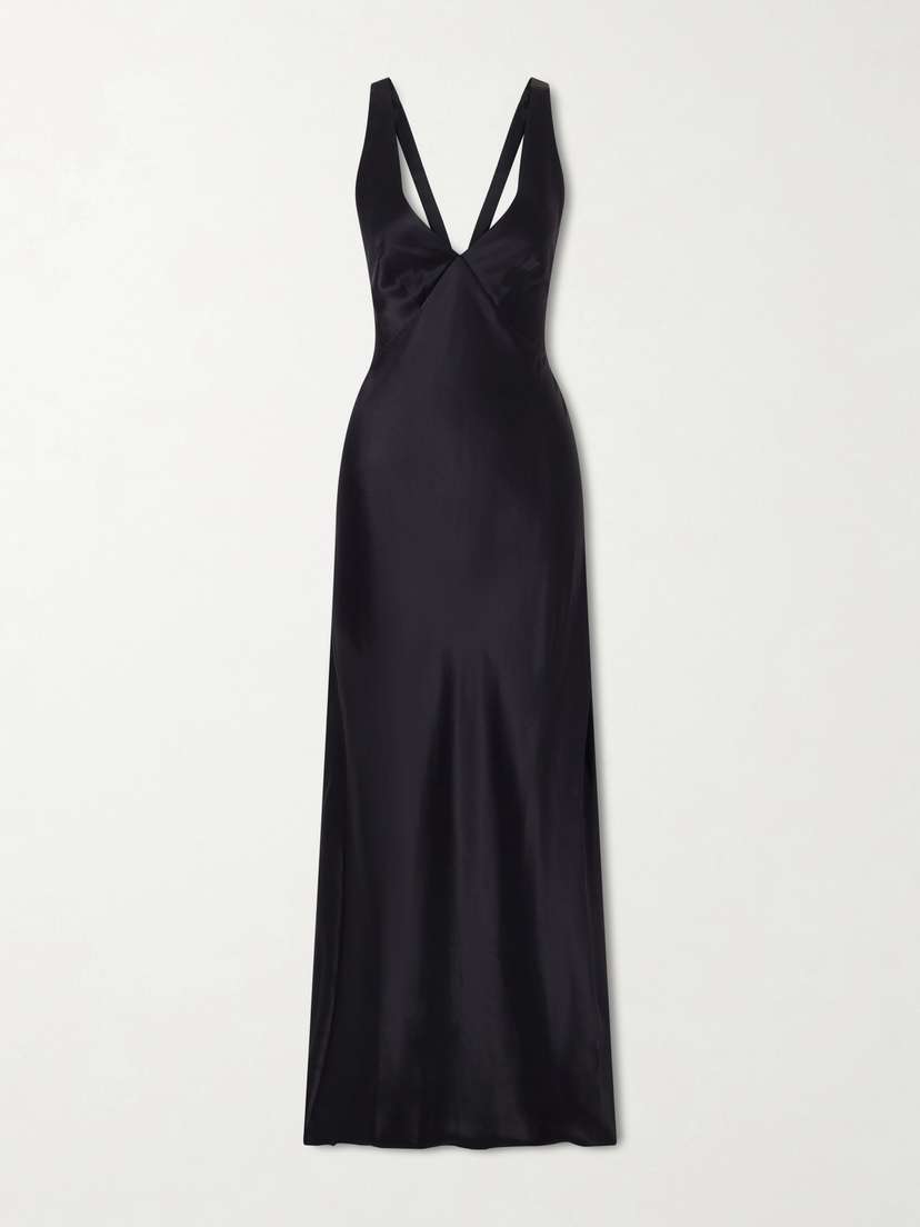 Nili Lotan Aline Silk-charmeuse Gown