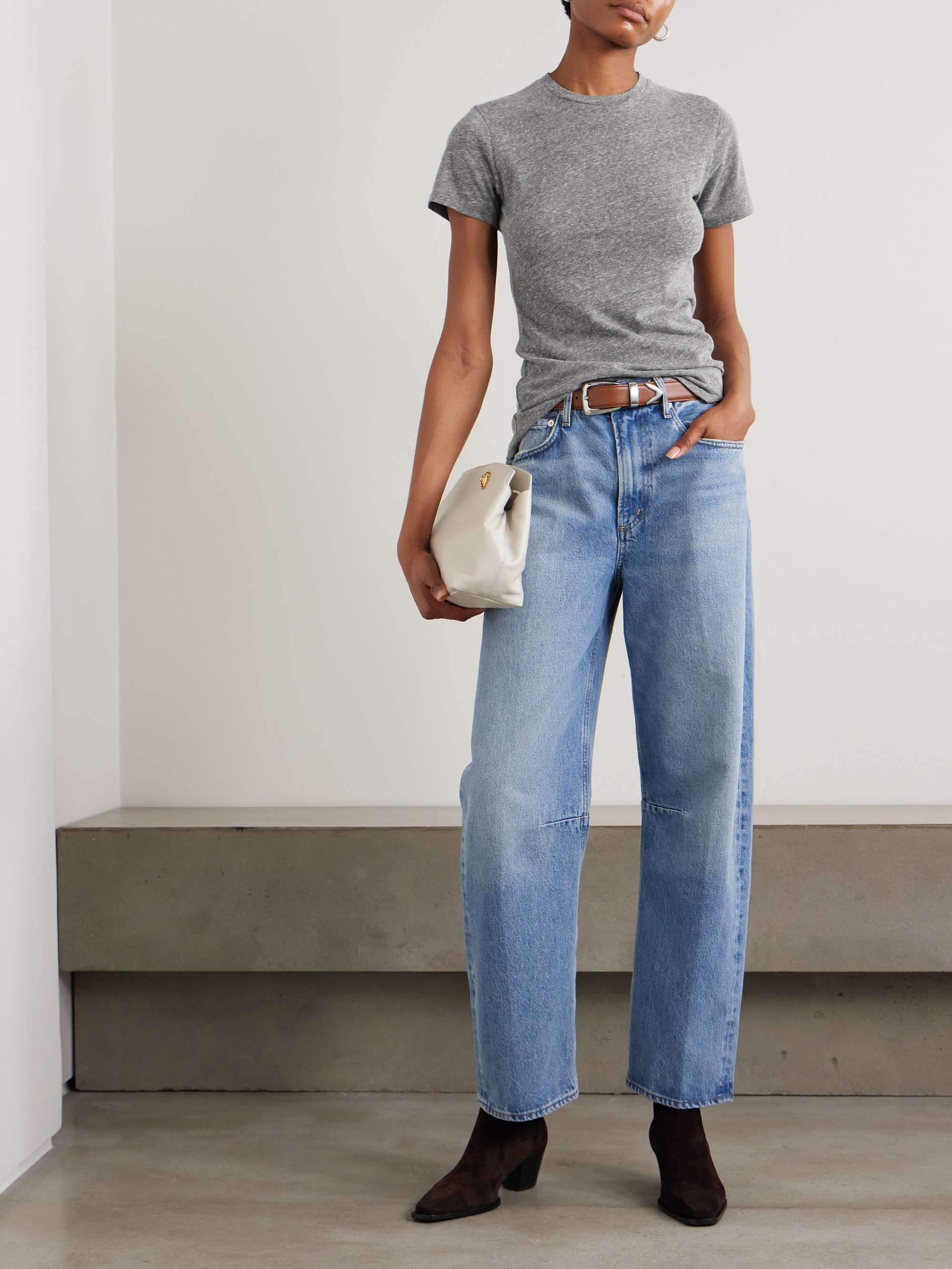 NILI LOTAN Lana Supima cotton-jersey T-shirt