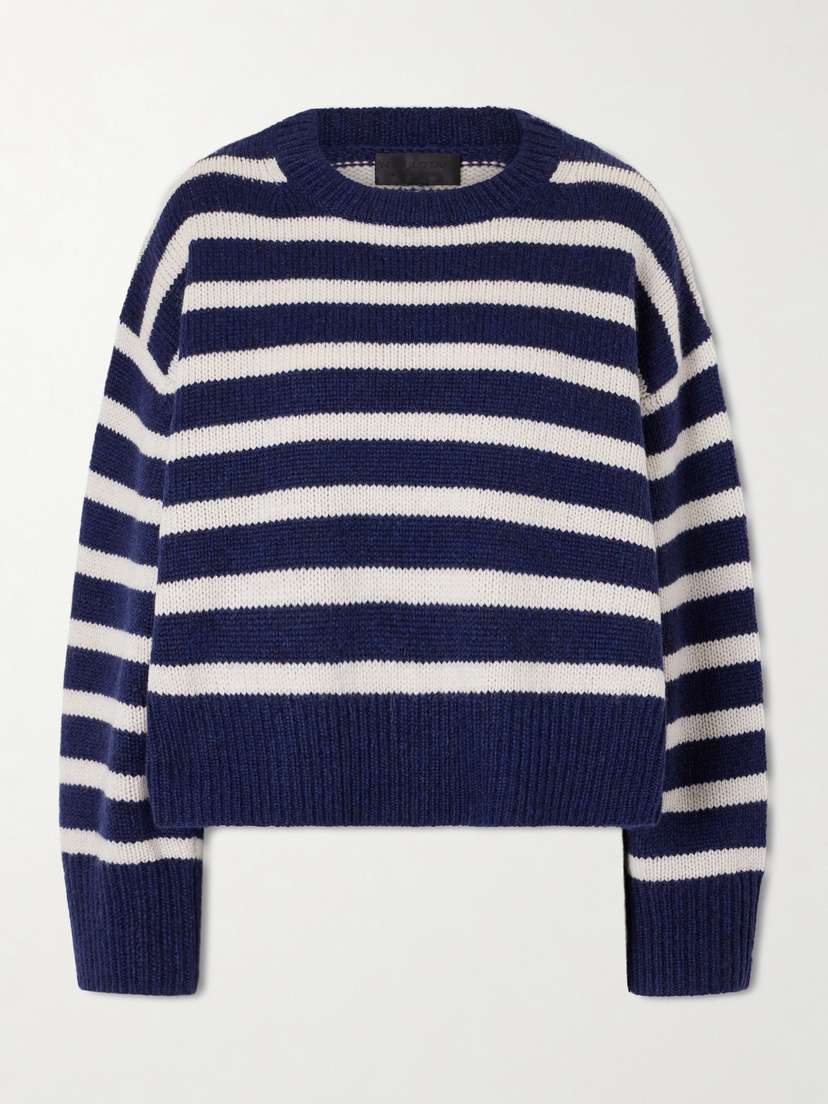 Nili Lotan Anisa Striped Cashmere Sweater