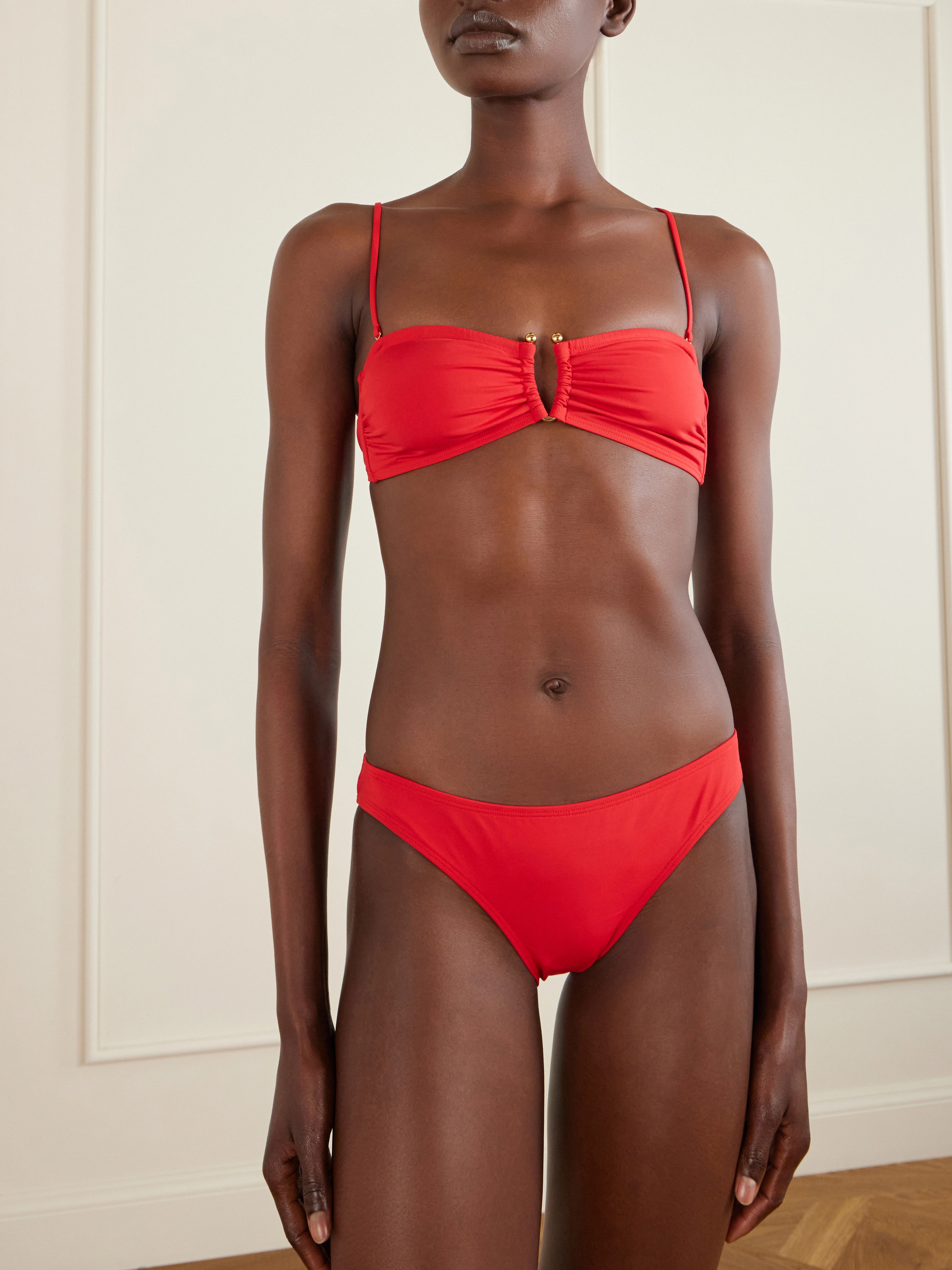 Nili Lotan Embellished bikini top