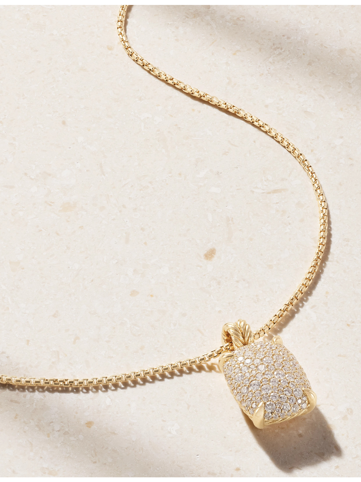 David Yurman Chatelaine® 18-karat Gold Diamond Necklace
