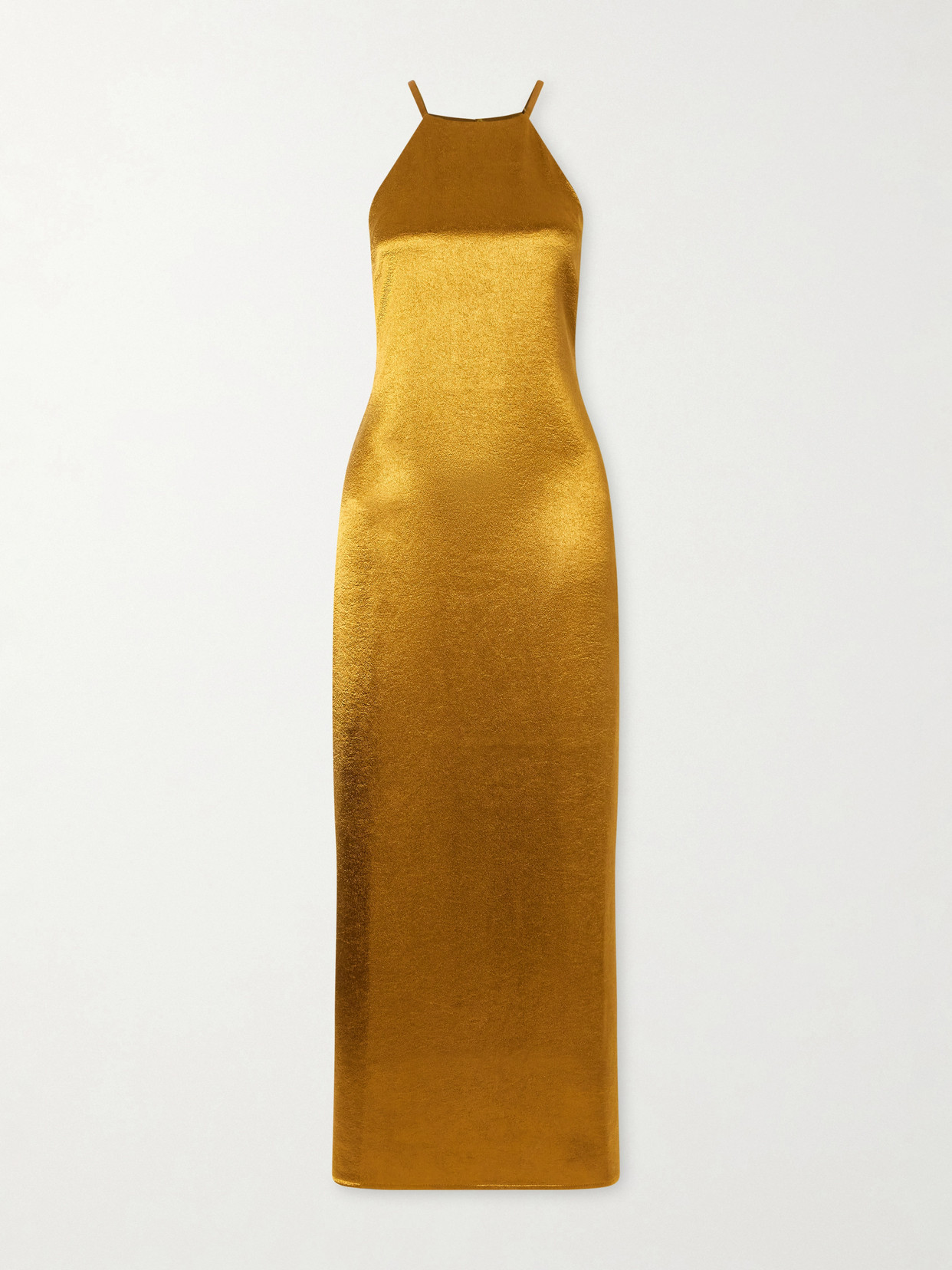 Giuliva Heritage The Martha Satin Maxi Dress In Multi