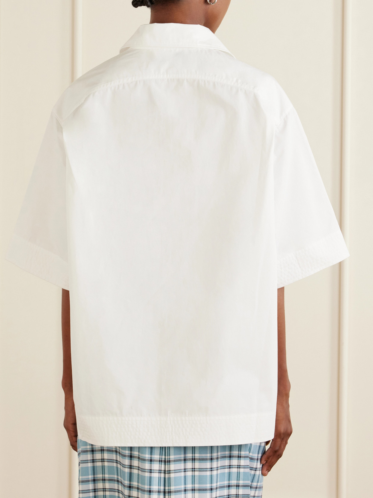 Marin Logo-Embroidered Cotton Shirt