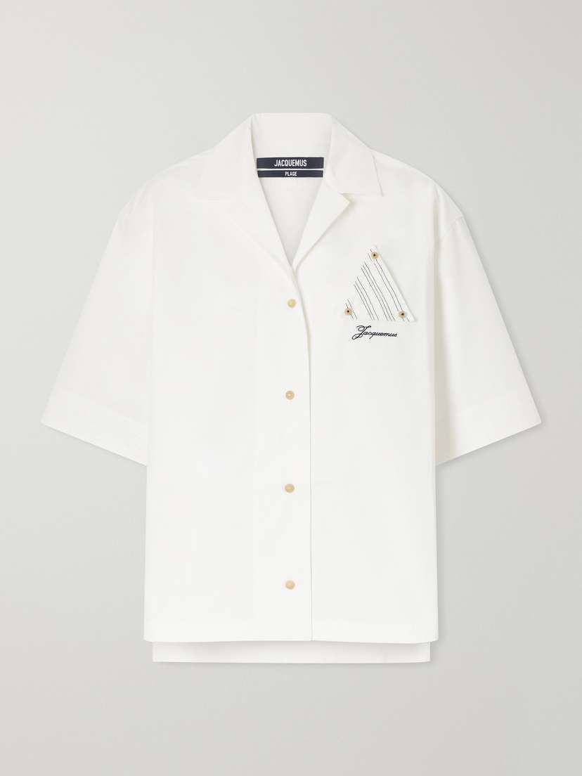 Jacquemus Marin Logo-embroidered Cotton Shirt | Thumbnail 6 Jacquemus Marin Logo-embroidered Cotton Shirt | Thumbnail 6