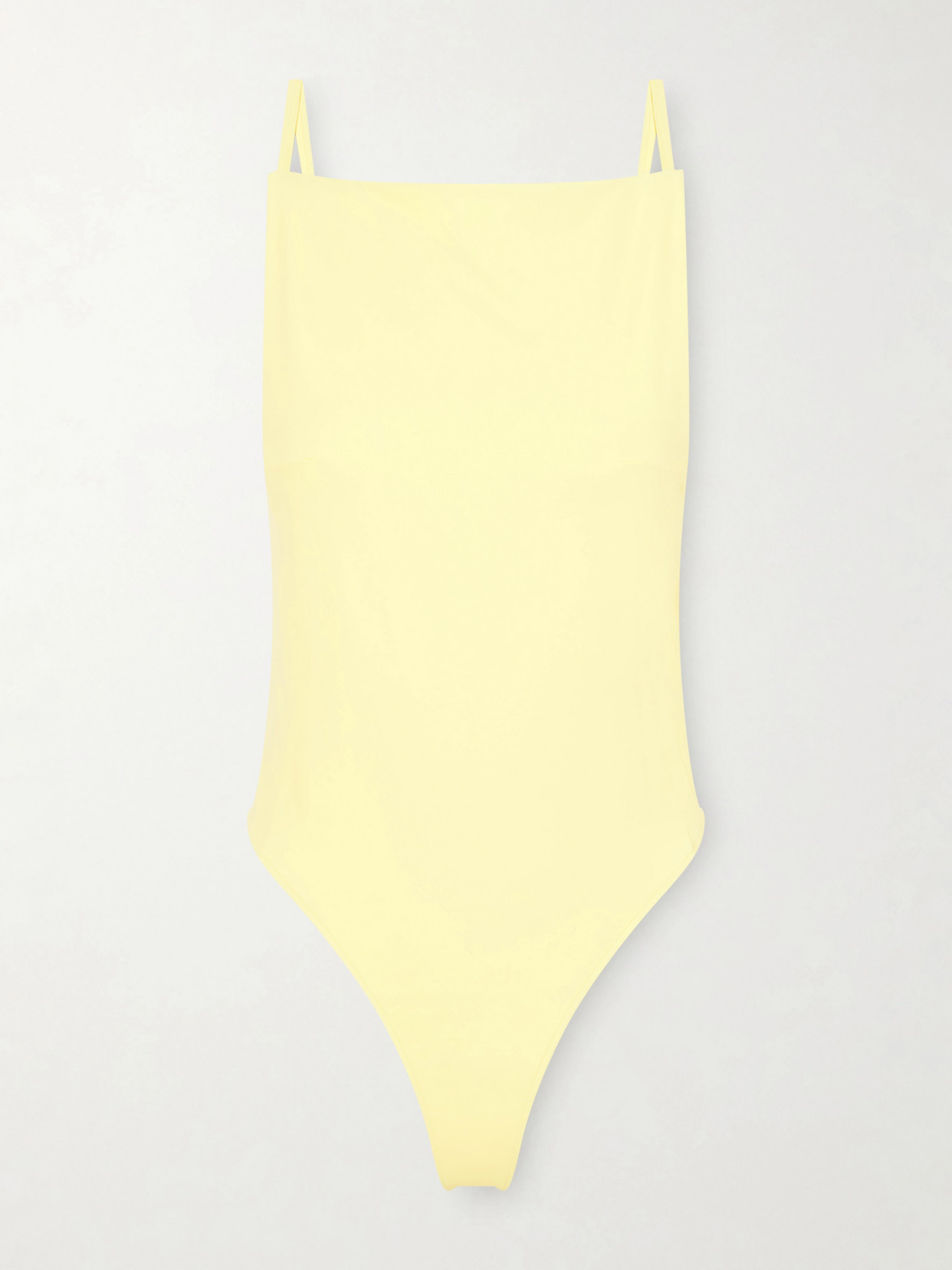 Jacquemus Le Maillot One-piece Swimsuit In Yellow