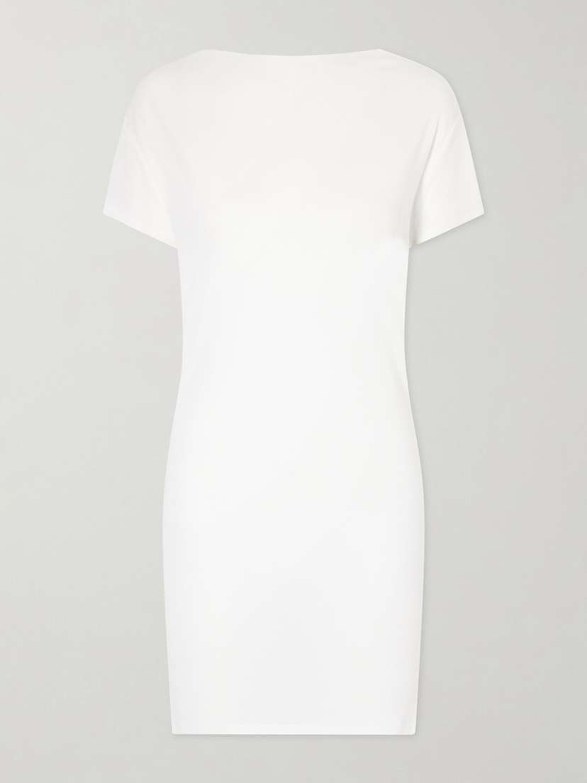 Jacquemus La Robe Mistral Open-back Crepe Mini Dress | Thumbnail 5 Jacquemus La Robe Mistral Open-back Crepe Mini Dress | Thumbnail 5