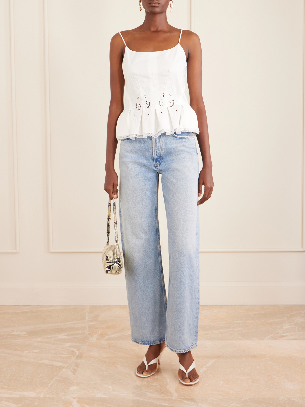 Crocheted Cotton Corset Top