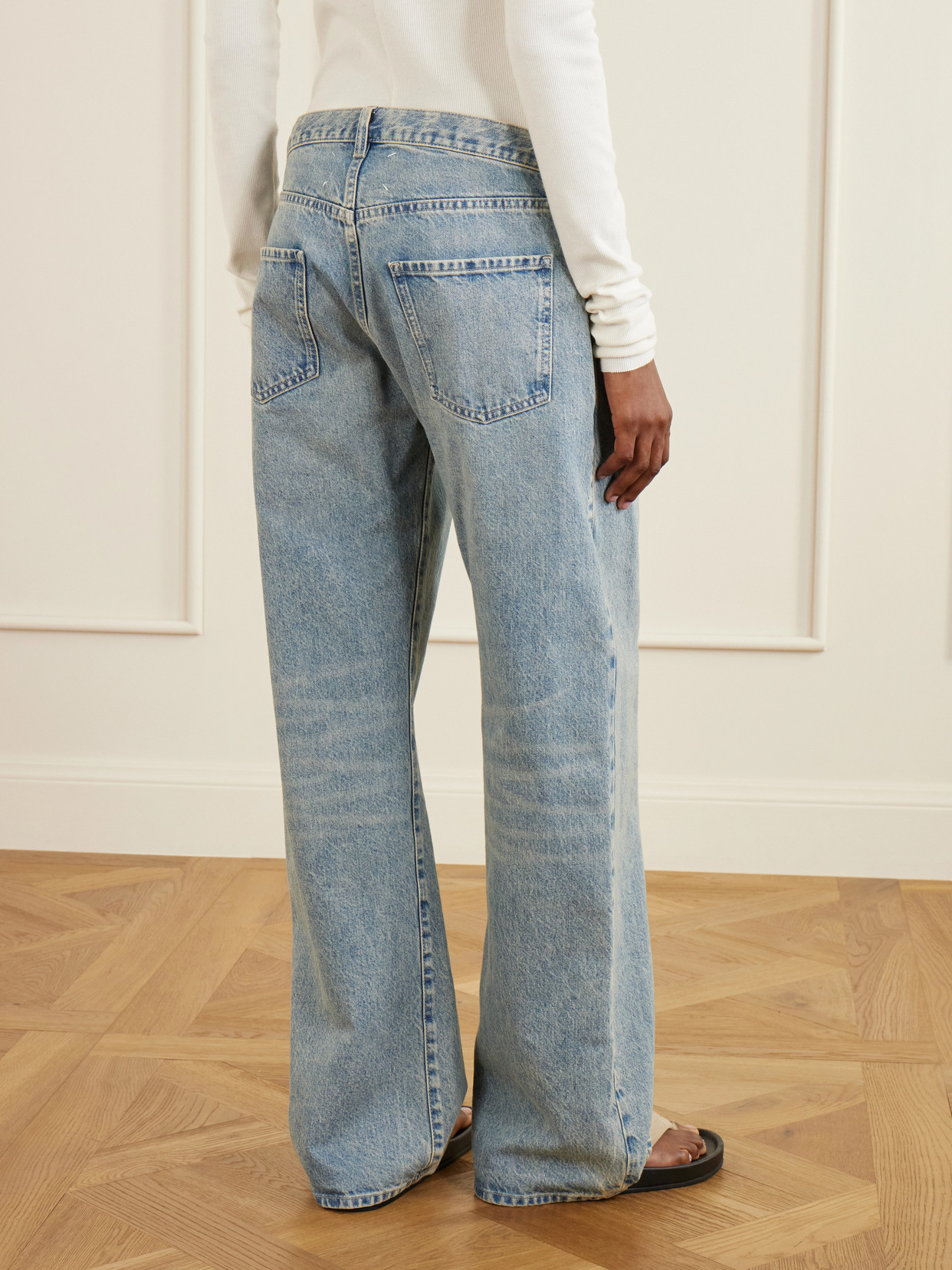 Low-Rise Straight-Leg Jeans