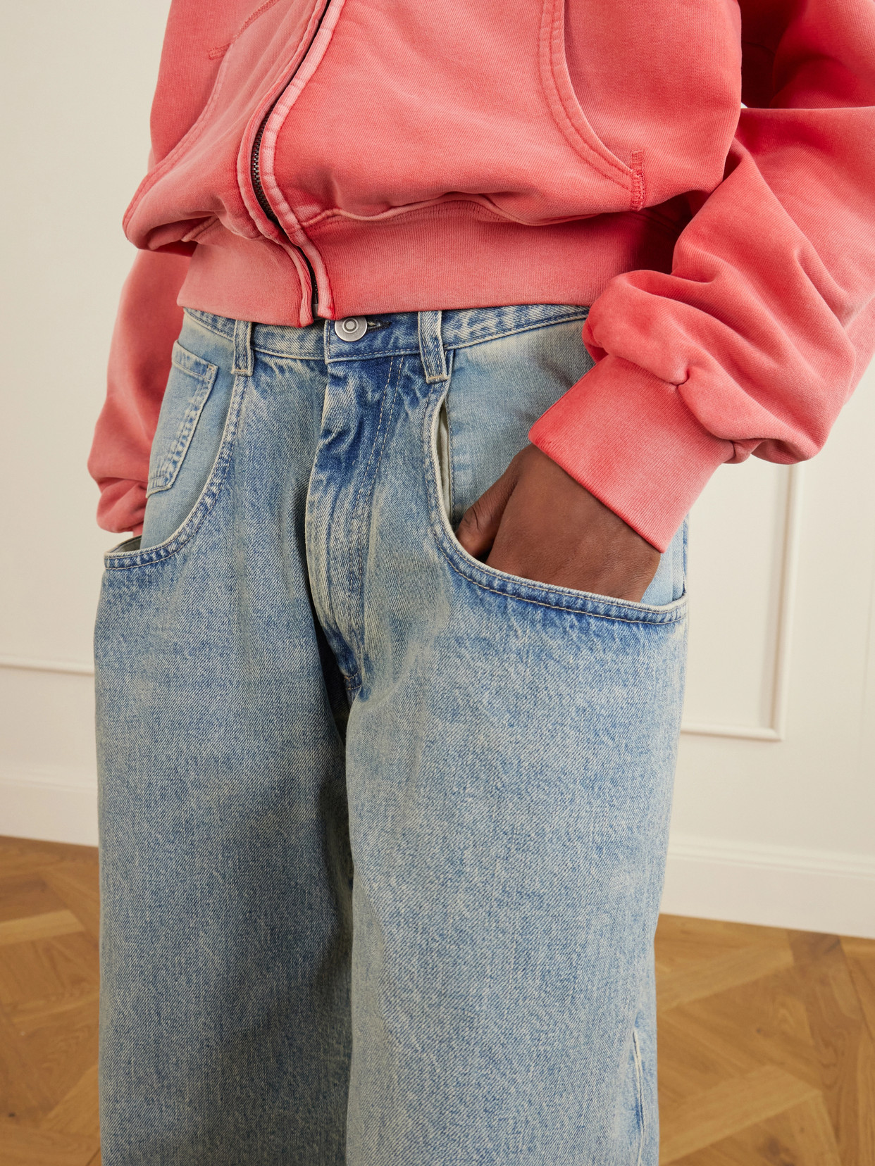 Low-Rise Straight-Leg Jeans