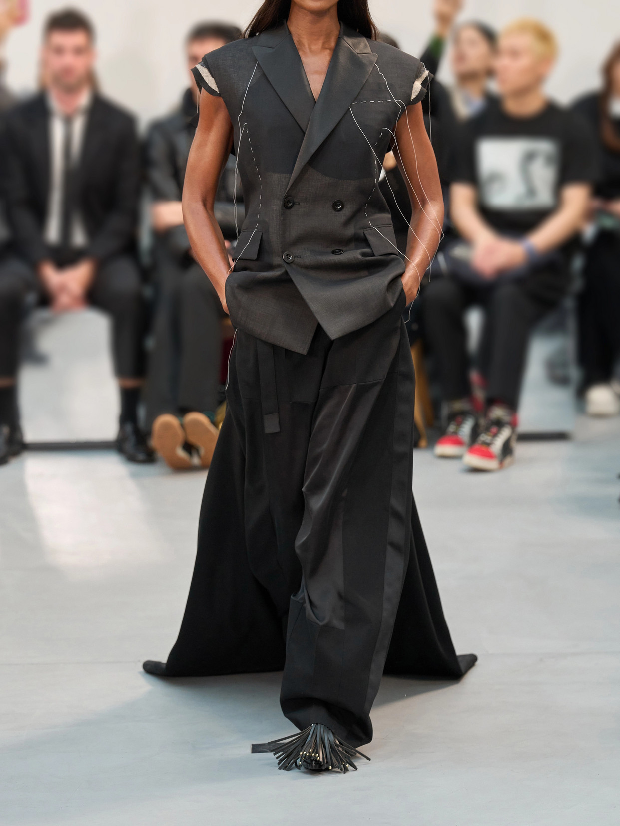 Wool Organza Vest