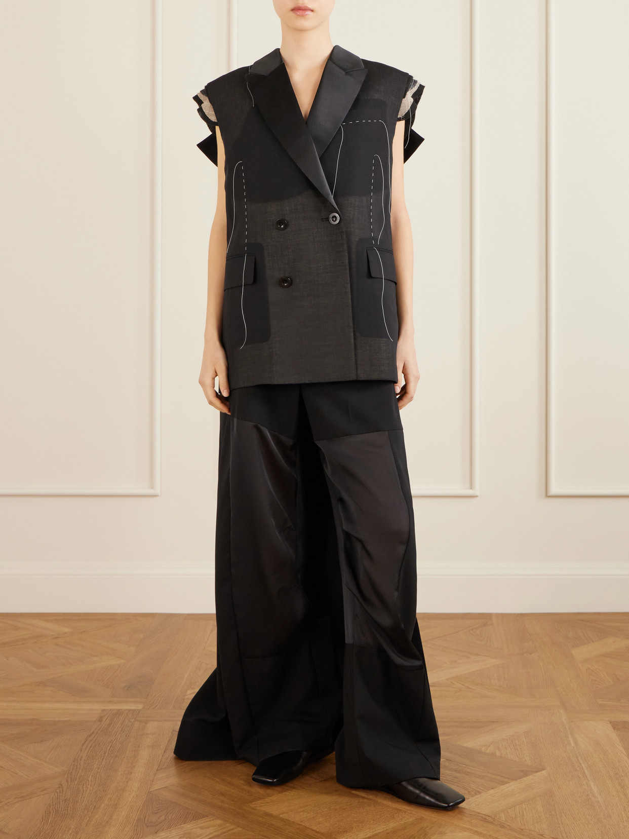 Wool Organza Vest