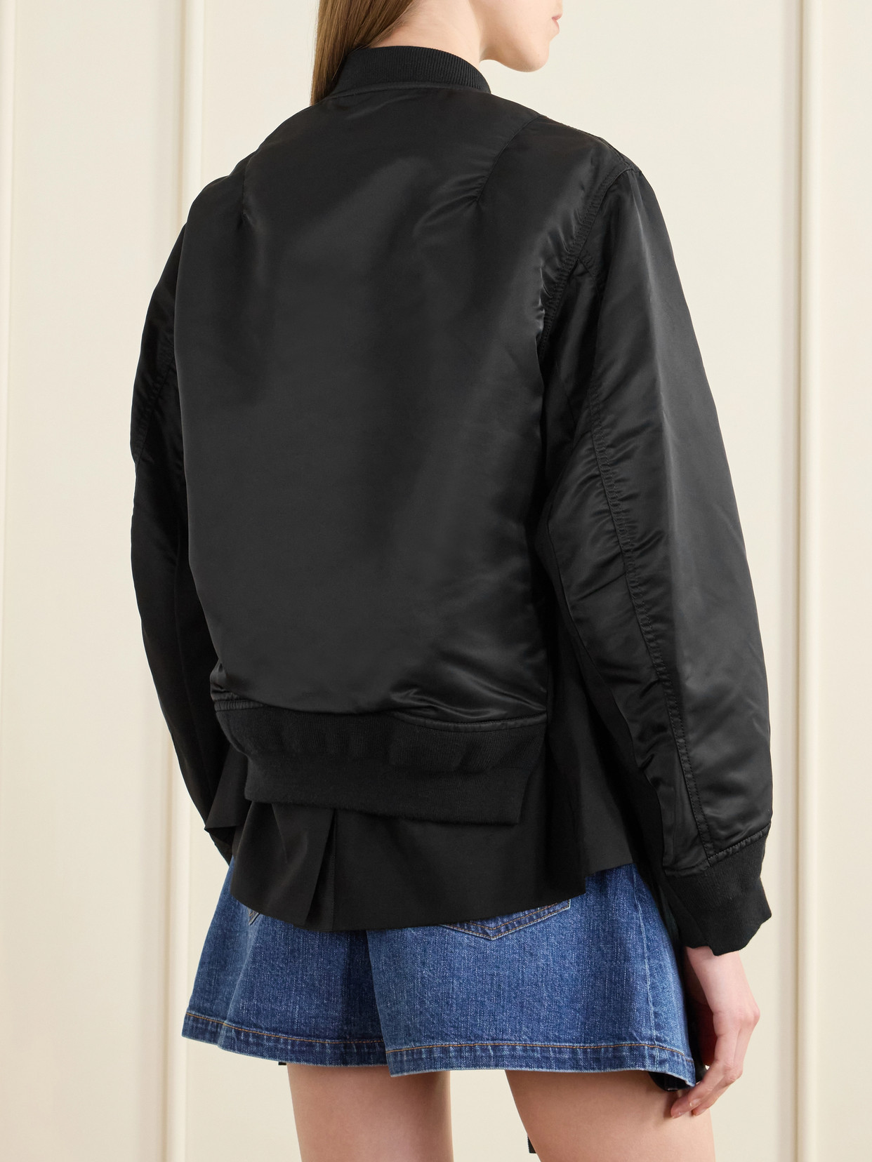 Padded Twill Bomber Jacket