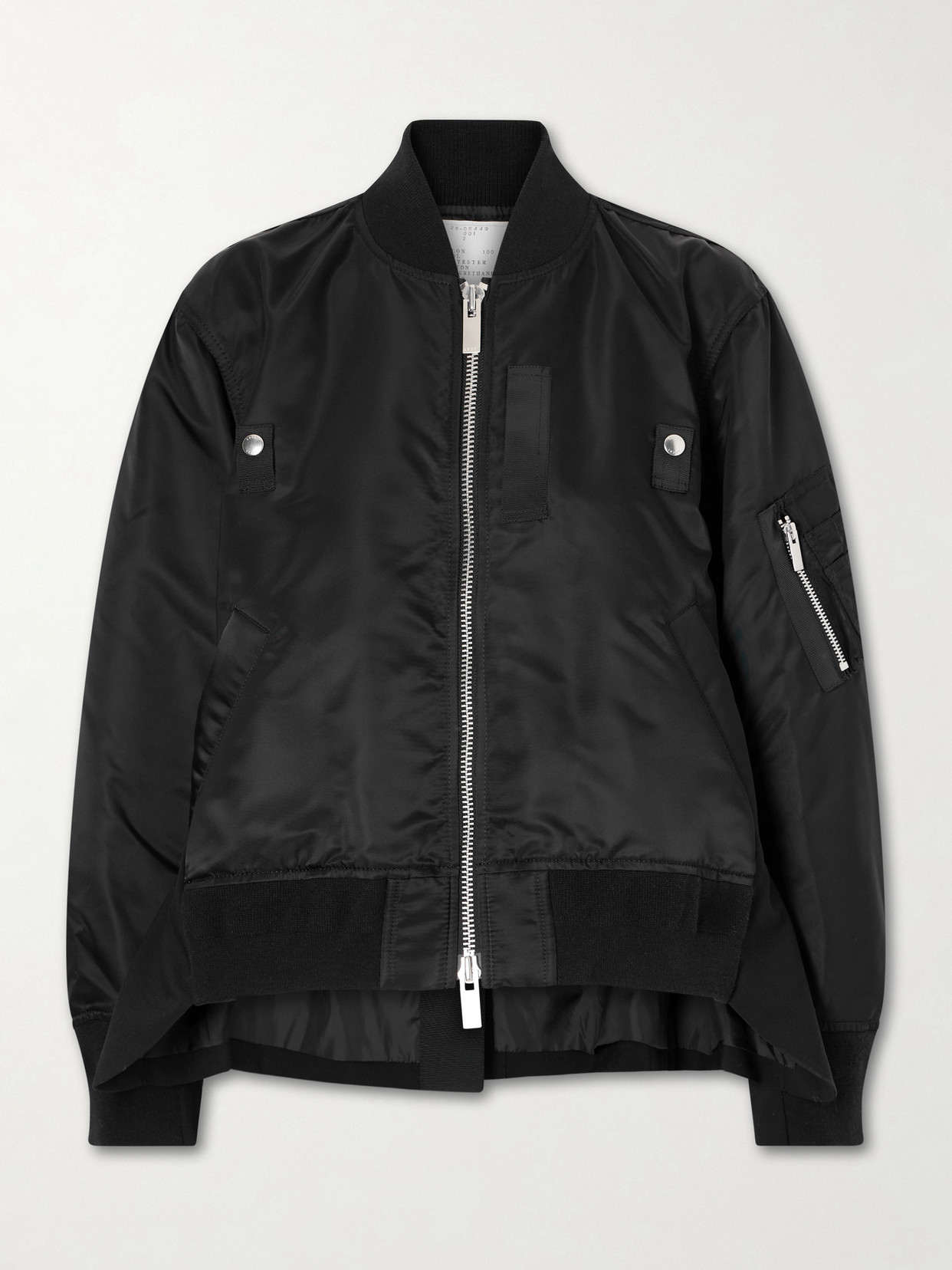 Padded Twill Bomber Jacket