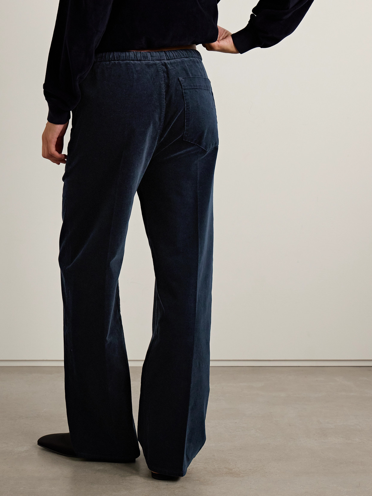 Citizen Of Humanity Aurora Cotton-blend Corduroy Wide-leg Pants In Blue
