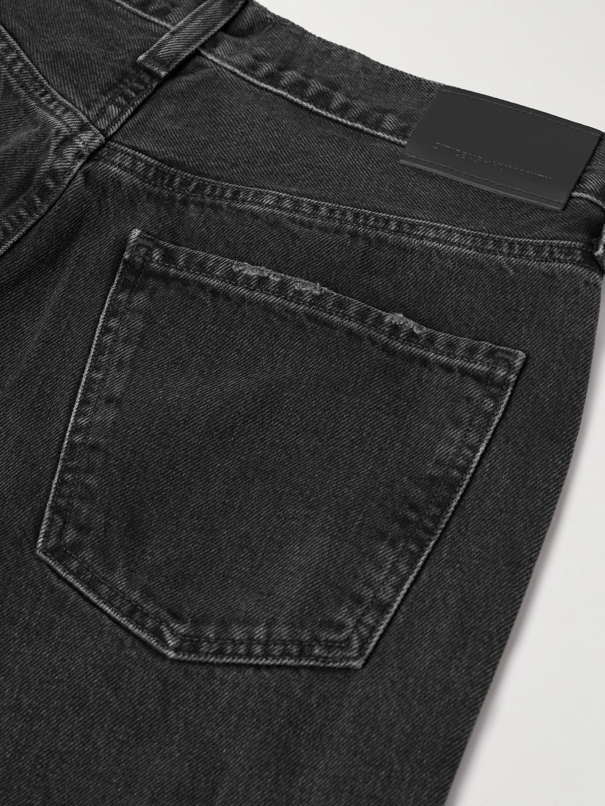 Citizen Of Humanity Paloma Mid-rise Wide-leg Jeans In Black