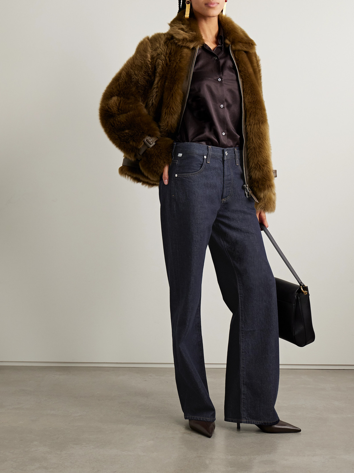 Citizen Of Humanity Annina High-rise Wide-leg Jeans In Blue