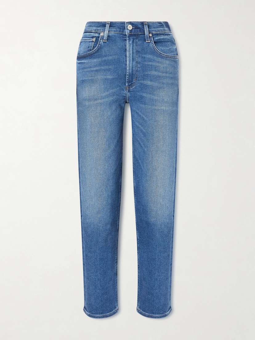 Citizens of Humanity Palma Cropped Low-rise Straight-leg Recycled Jeans