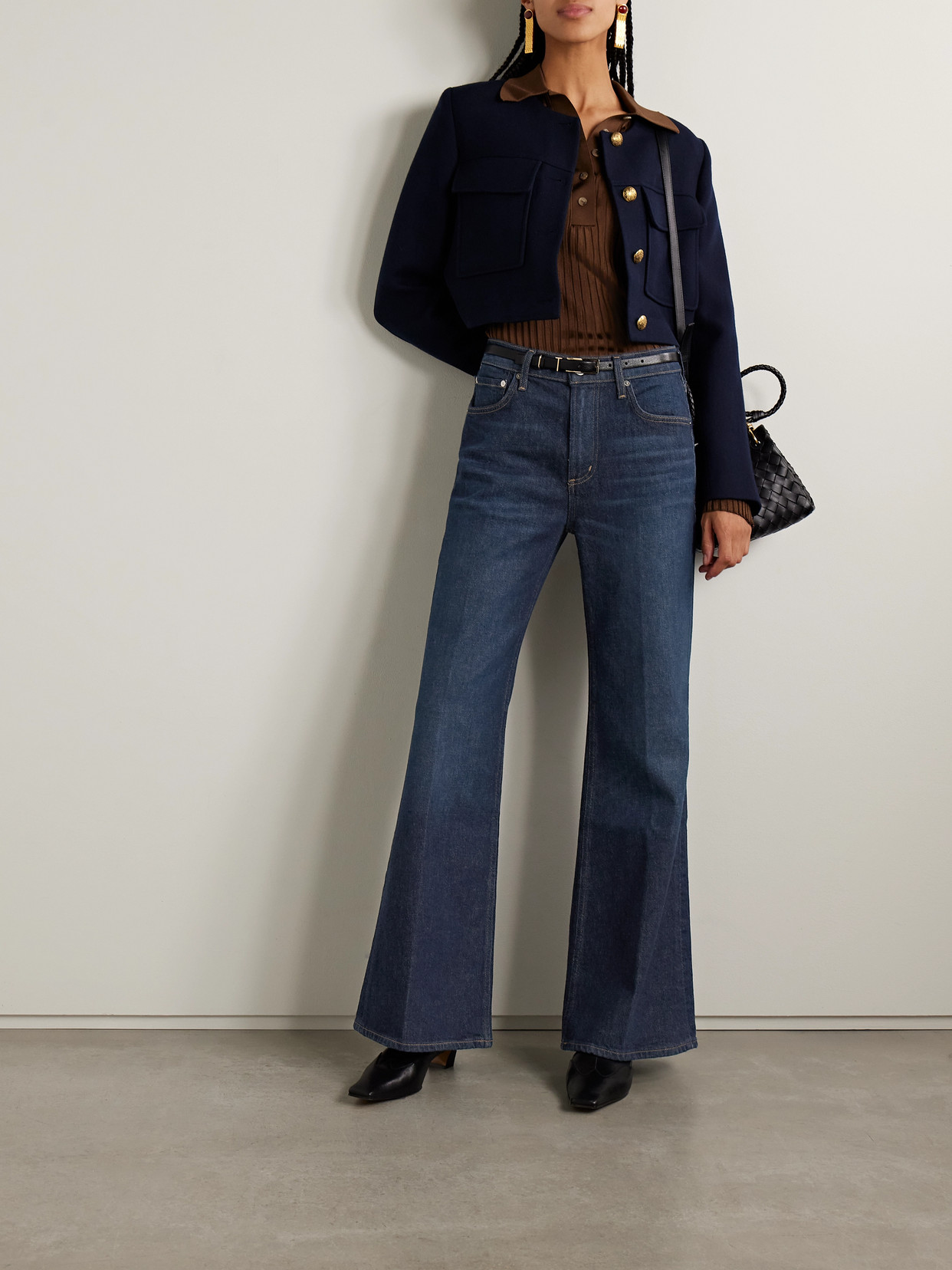 Citizen Of Humanity Kimberly High-rise Flared Jeans In Blue