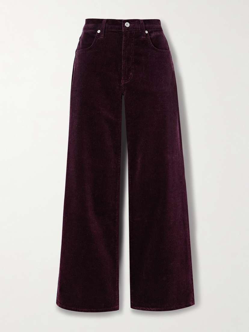 Citizens of Humanity Annina Cotton-blend Corduroy Wide-leg Pants - 30”