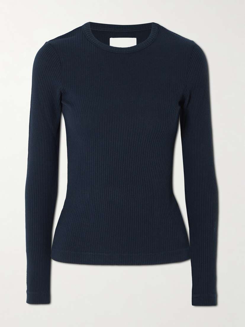 Citizens of Humanity Bina Ribbed Lyocell And Organic Cotton-blend T-shirt