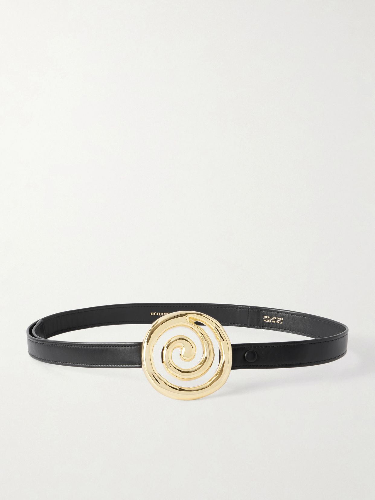 Koru Embellished Leather Belt