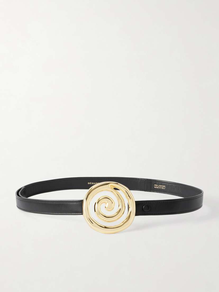 Déhanche Koru Embellished Leather Belt