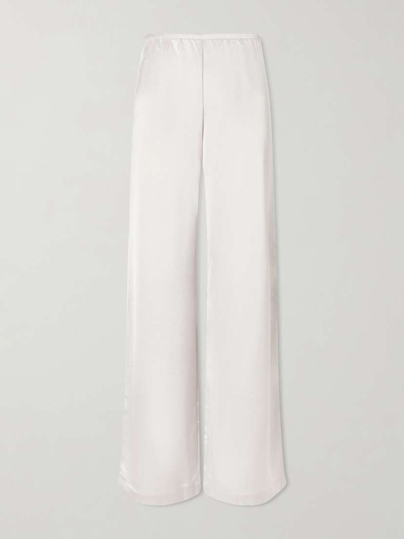 LESET Barb Satin Wide-leg Pants | Thumbnail 6