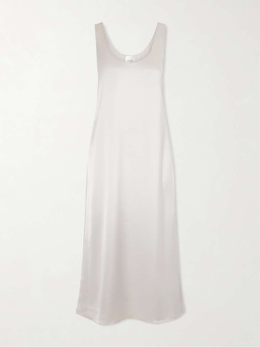LESET Barb Satin Midi Dress | Thumbnail 5 LESET Barb Satin Midi Dress | Thumbnail 5