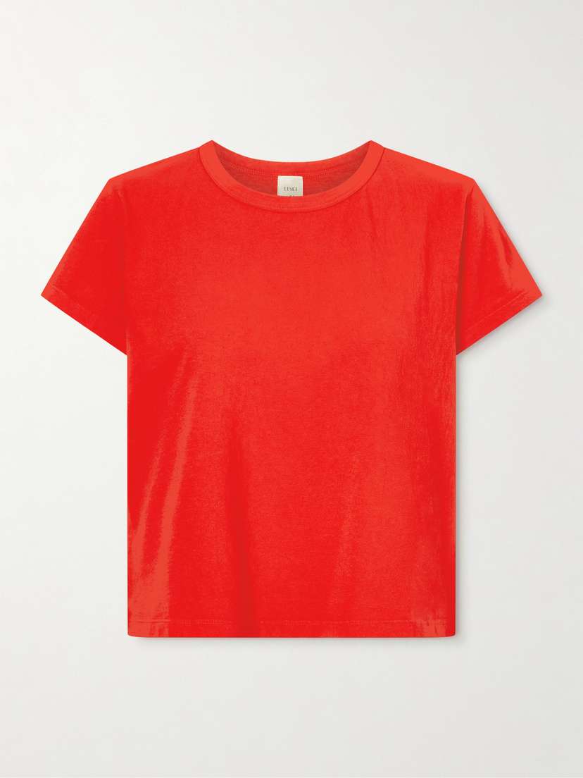 LESET The Margo Cotton-jersey T-shirt | Thumbnail 5 LESET The Margo Cotton-jersey T-shirt | Thumbnail 5