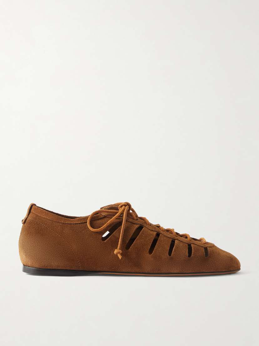 Isabel Marant Cutout Suede Sneakers