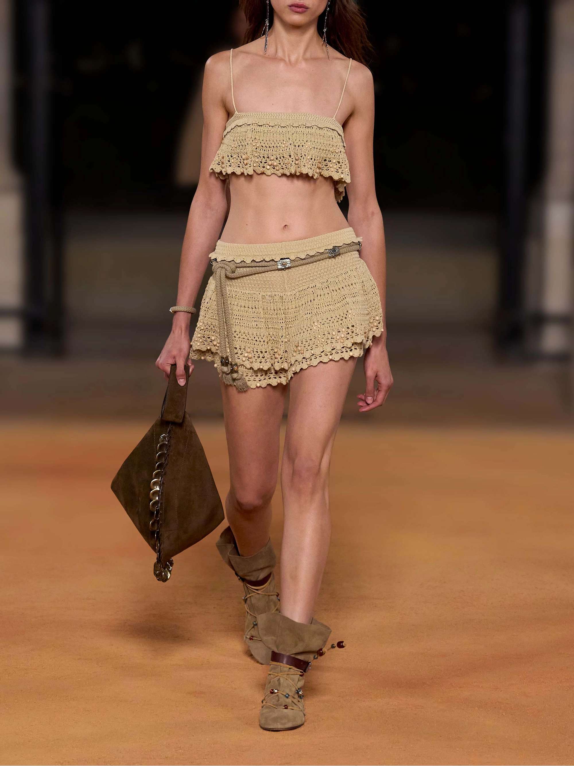 ISABEL MARANT Aleea embellished tasseled cord belt | NET-A-PORTER