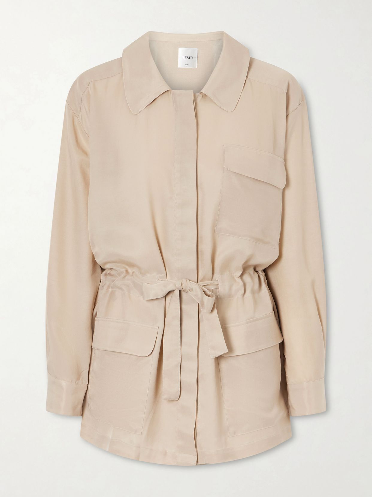 Leset Kim drawstring TENCEL™ lyocell jacket