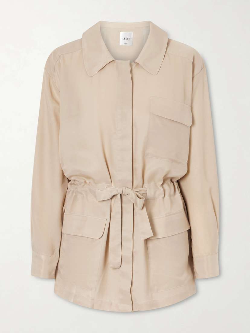 LESET Kim Drawstring Tencel™ Jacket