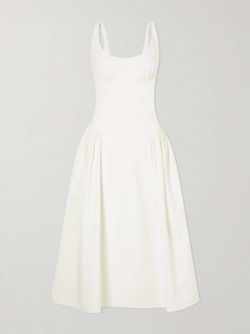 Proenza Schouler White Label Solira Seersucker Midi Dress