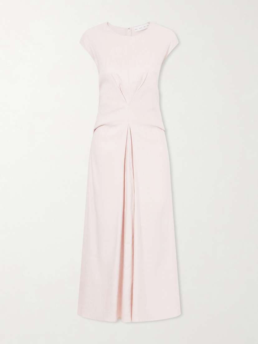 Proenza Schouler White Label Miranda Linen Belnd Dress