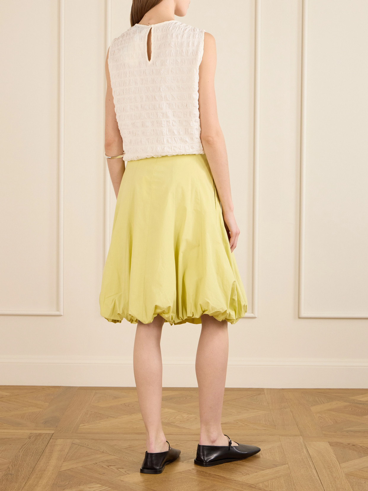 White Label - Kyra Cotton-Poplin Midi