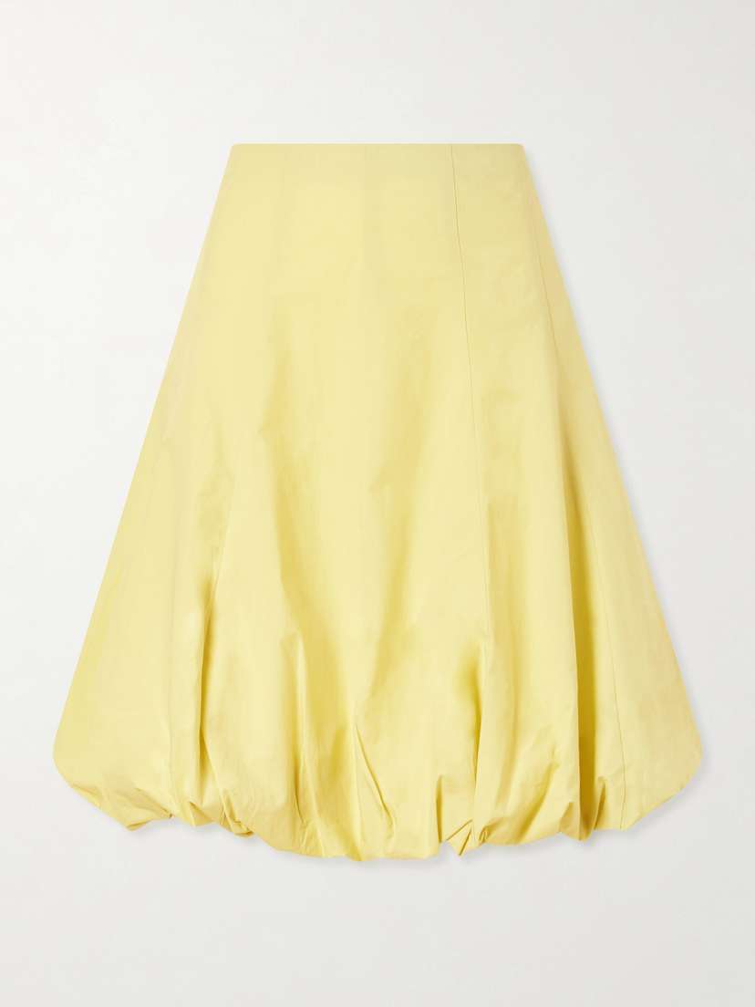 Proenza Schouler White Label Kyra Cotton-poplin Midi Skirt